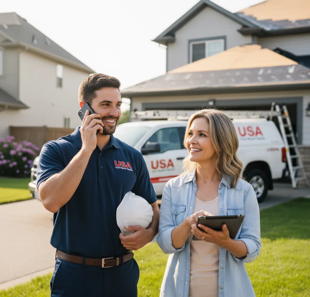 USA Roof Repair Experts customer support in Follansbee